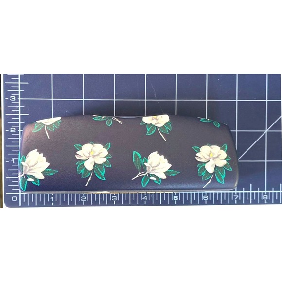 Draper James Navy Floral Hard Shell Glasses Case Eyewear Holder - Picture 7 of 7